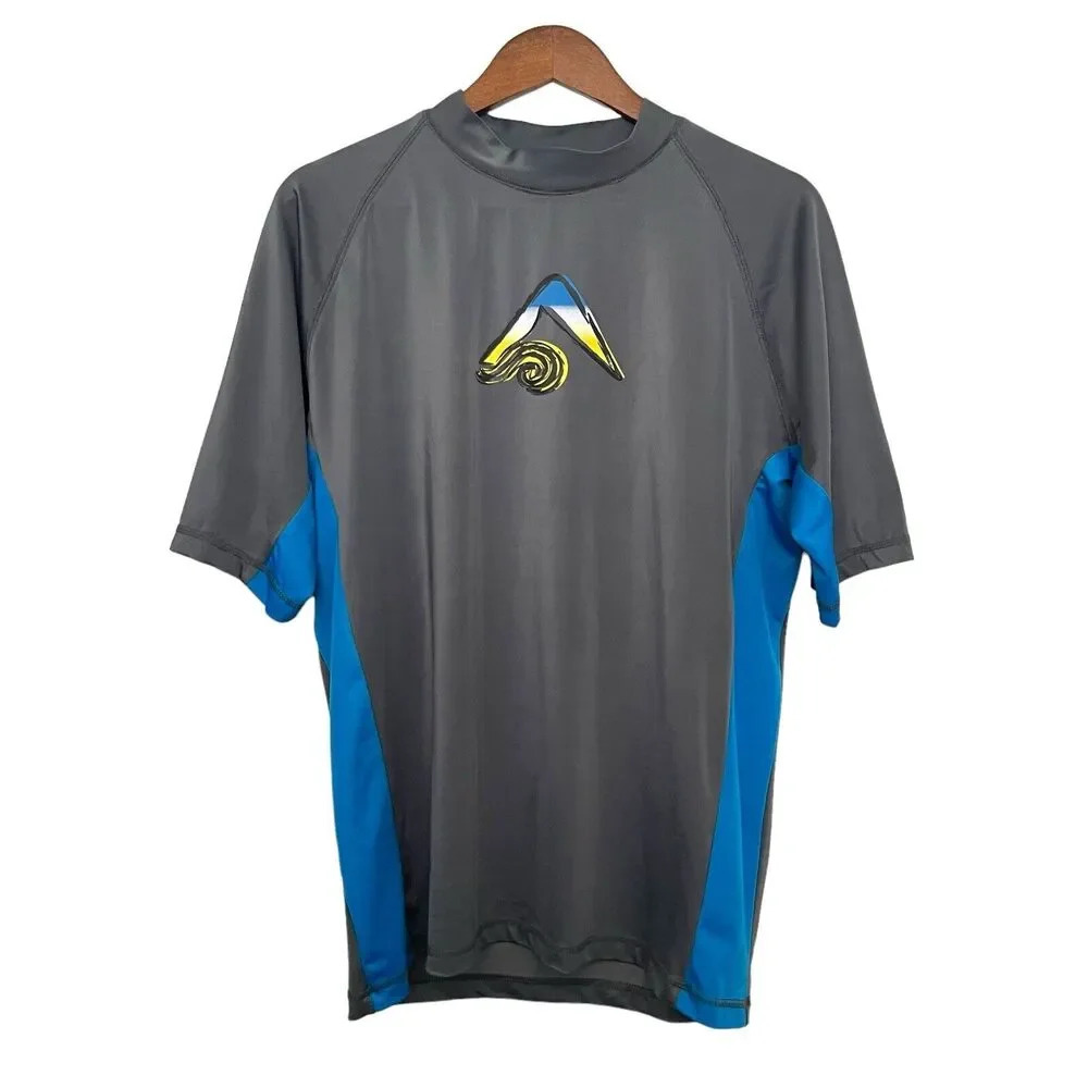 Kanu Surf Rash guard Shirt Size XL‎ Short Sleeve Swim Sun Protection